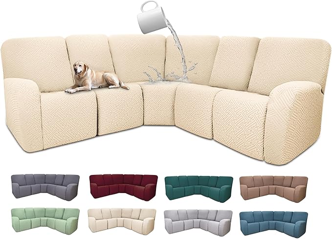 100% Waterproof Sectional Recliner Couch Covers