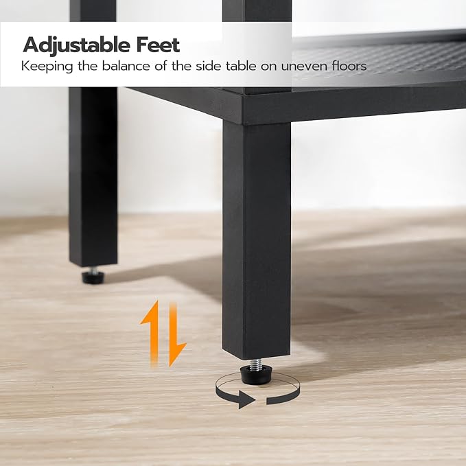 HOOBRO End Tables Set of 2, Small Side Tables