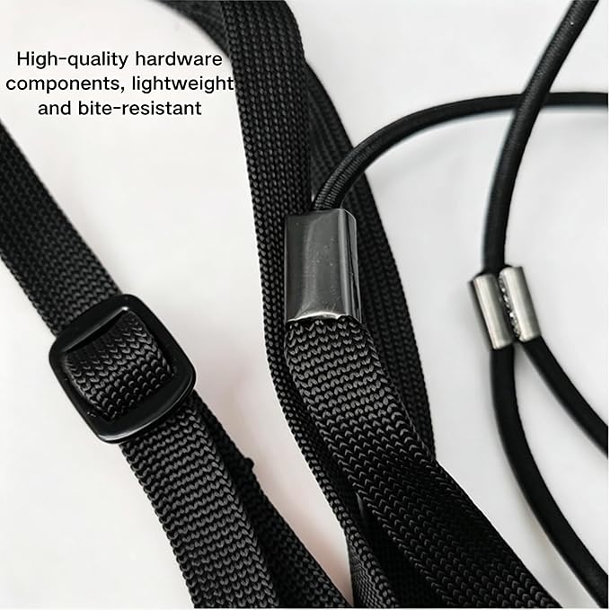 Adjustable Bird Harness and Leash for Parrots Outdoor Flight Training Anti-Bite Light Weight Easy-to-Wear Bird Vest with 59 Inch Elastic Leash for Quaker Conure African Grey Macaw Cockatoo (XS)