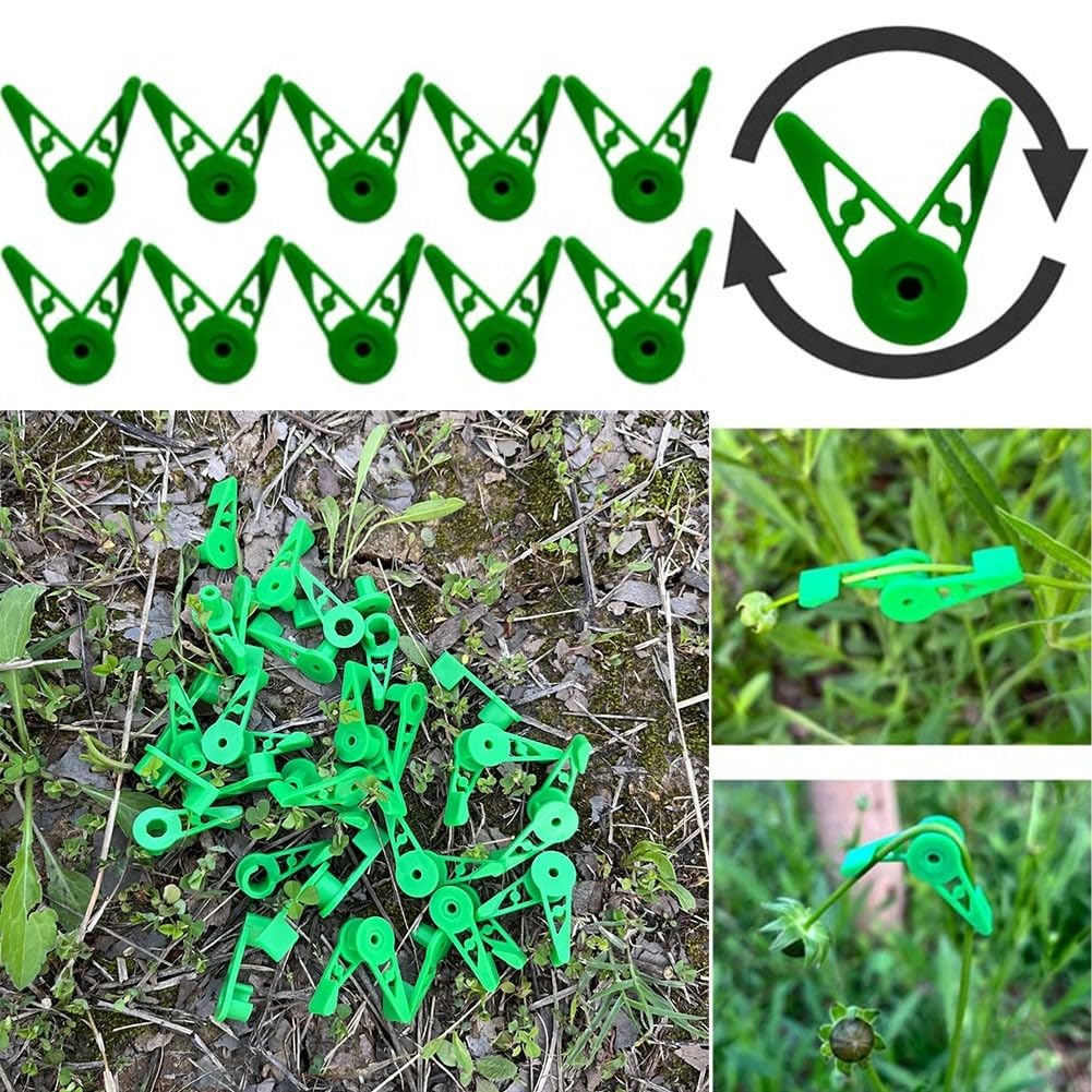 Plant Bender, Reusable Plant Training Bender 90 Degrees Low Stress Training Clips Plant Stem Trainer for Plant Gardening Flower Vine Branches