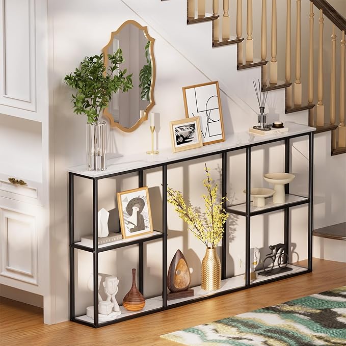 WOHOMO Console Table, Small Modern Entryway Table