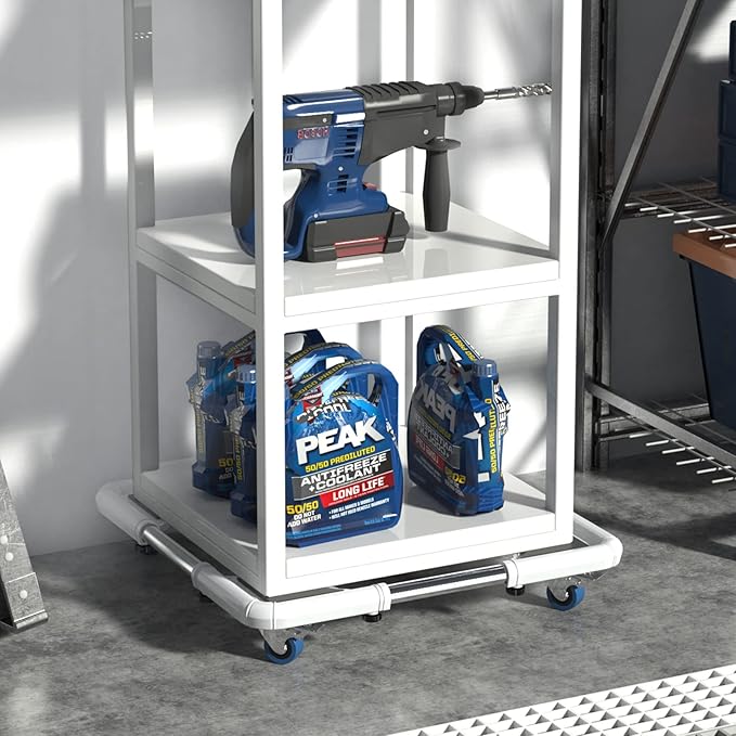SPACECARE Mini Fridge Stand Mobile Roller, Adjustable Furniture Dolly