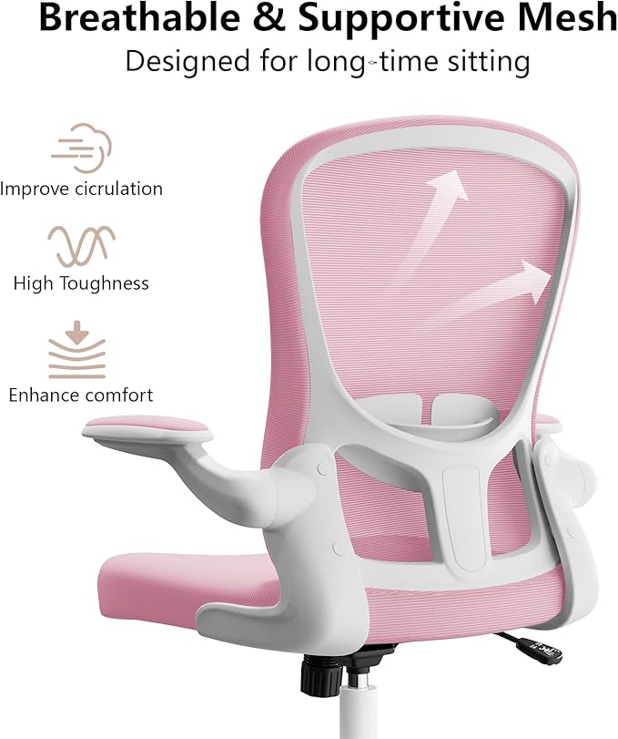 Ergonomic Office Chair, Comfort Swivel Home Office Task Chair, Breathable Mesh