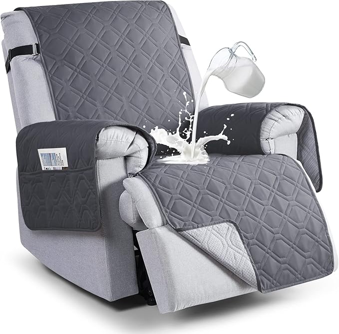 VANSOFY 100% Waterproof Recliner Chair Covers, Recliner Cover Non-Slip Dog