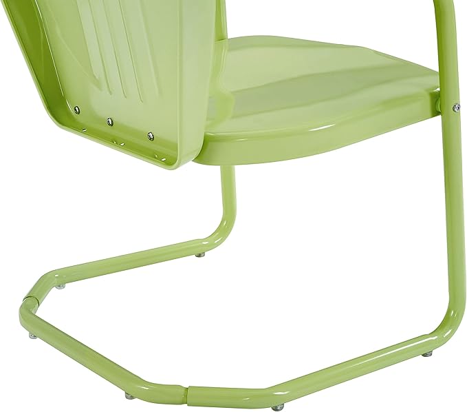 Crosley Furniture Griffith Outdoor Chair, Retro Metal Patio Chairs