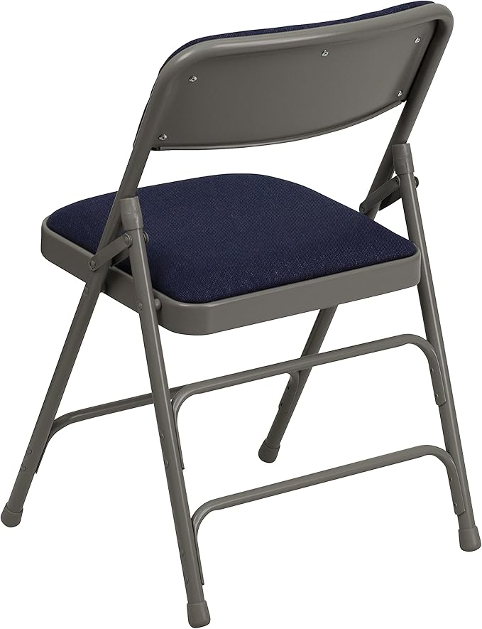 Flash Furniture 2 Pack HERCULES Series Curved Triple Braced & Double Hinged