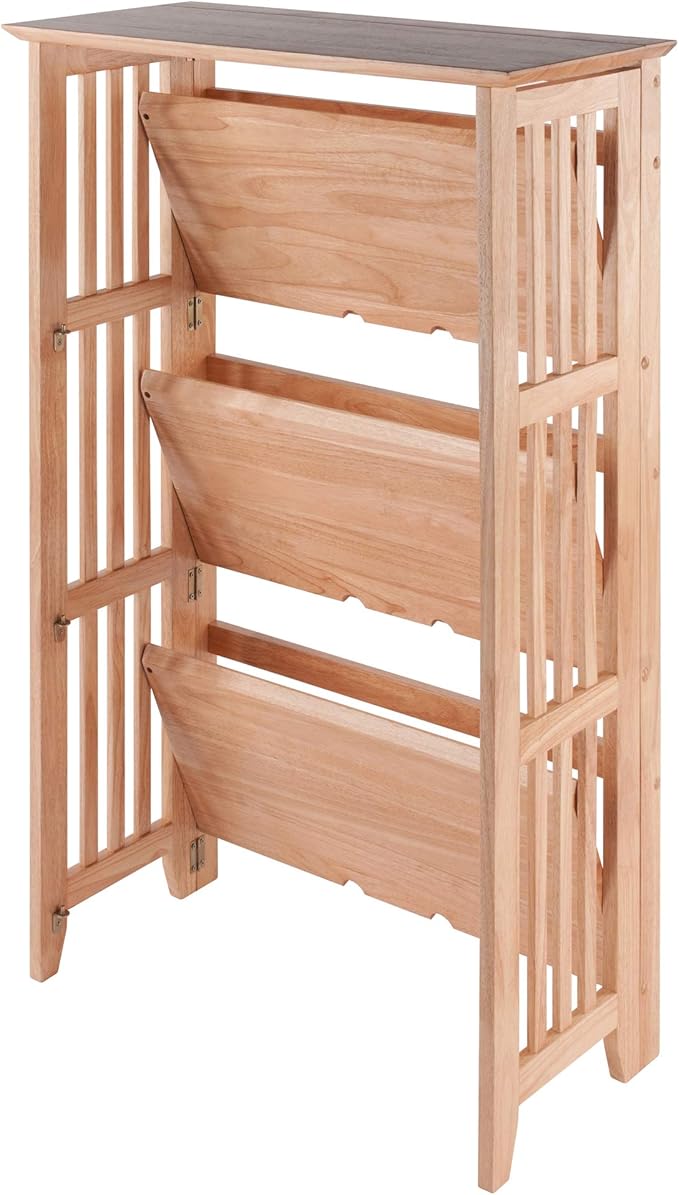 Winsome Mission Beech Wood 4-Tier Shelf