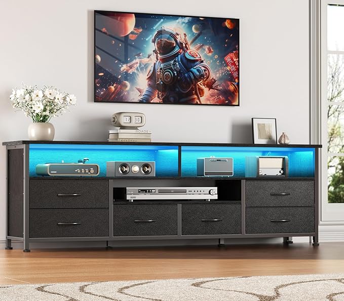 Furologee 63 Inch Entertainment Center Dresser