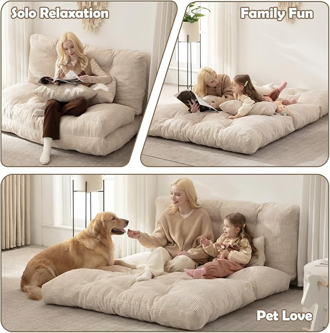 Folding Sofa Bed, Convertible Sleeper Chair