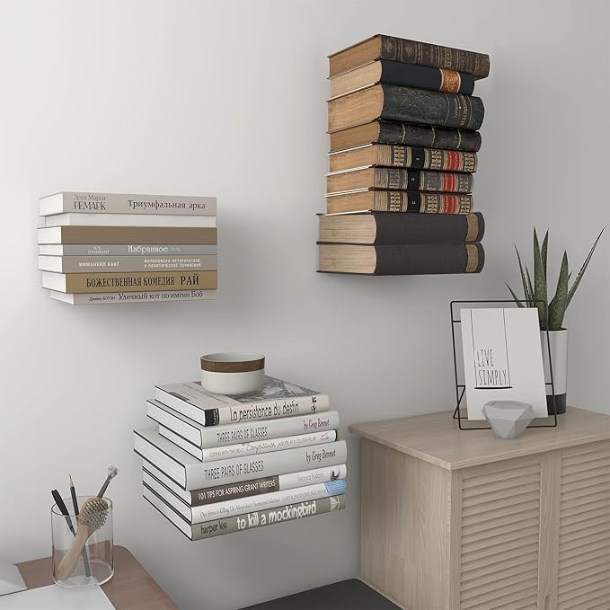 STORAGE MANIAC Floating Book Shelves