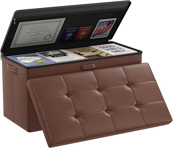 DocSafe Storage Ottoman Bench