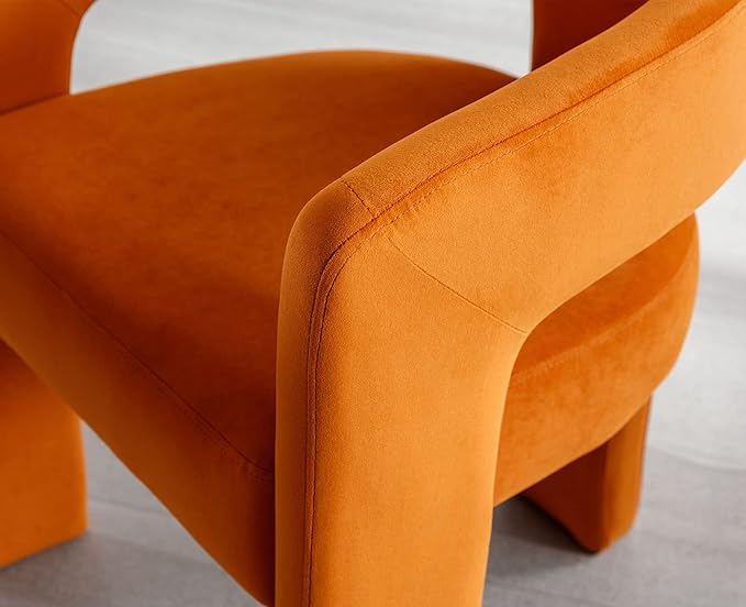 VESCASA Velvet Barrel Dining Chair