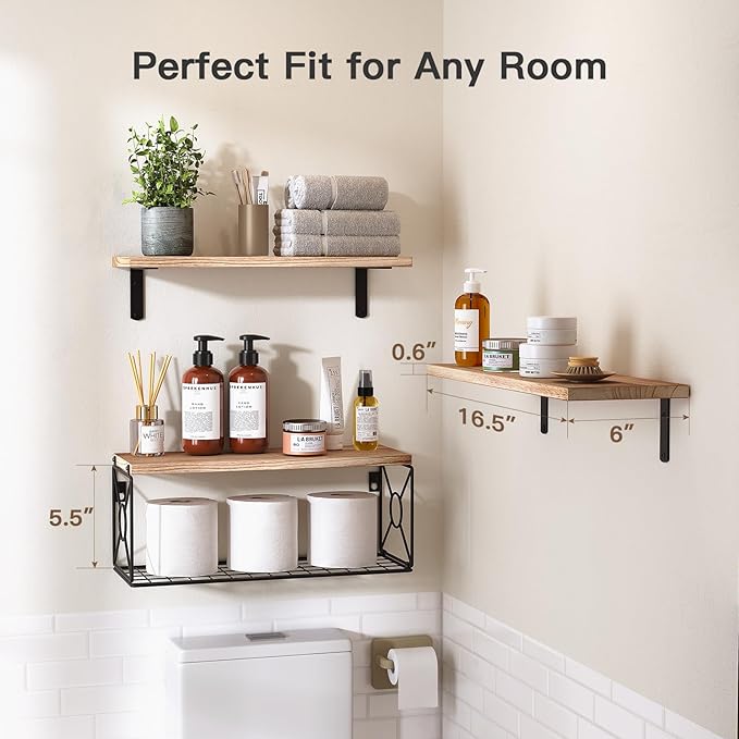 Amada Bathroom Shelves Over Toilet
