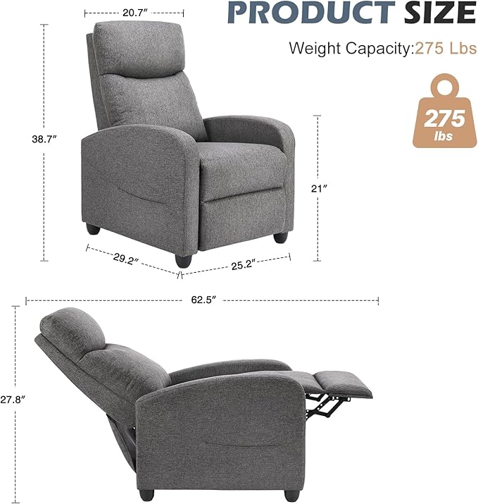 Sweetcrispy Massage Recliner Chair