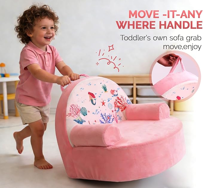 Snuggly Toddler Chair, Soft Kids Sofa