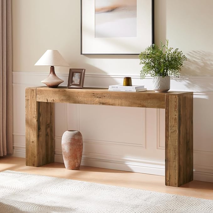 Reclaimed Solid Wood Console Table