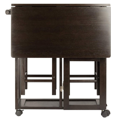 Winsome Suzanne Space Saver Set, for Kitchen, 33", Coffee