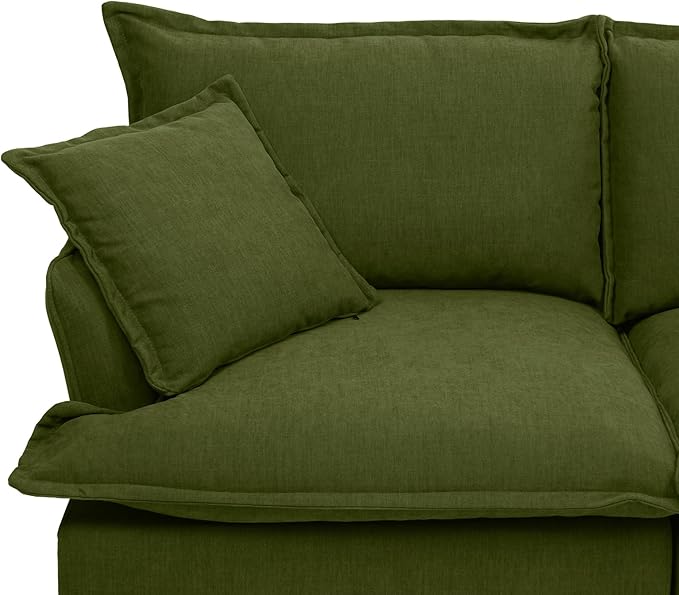Cloud Sectional Sofa, Down Fill Sectional Sofa, Detachable Couch Cushion Covers