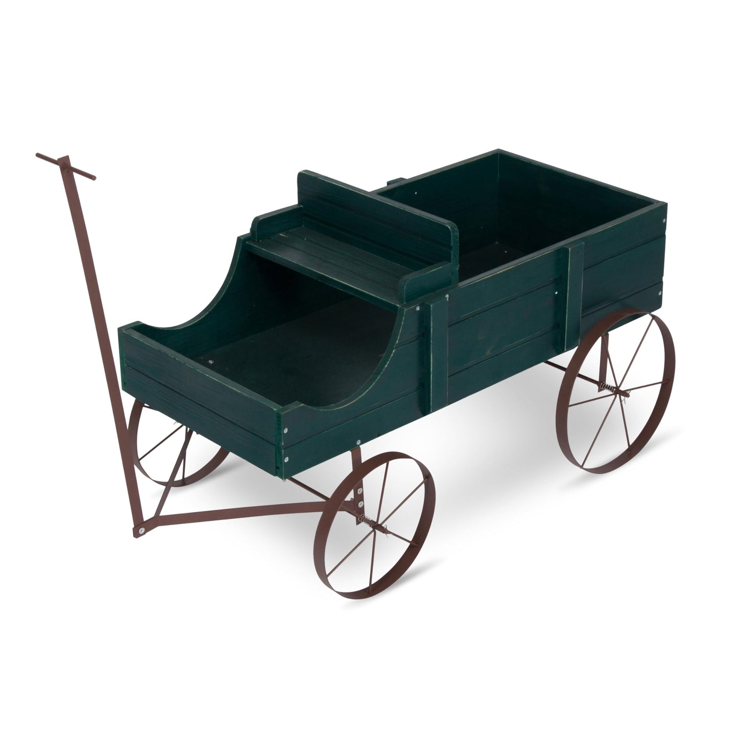 Shine Company 4942GR Wagon Planter, Large, Green