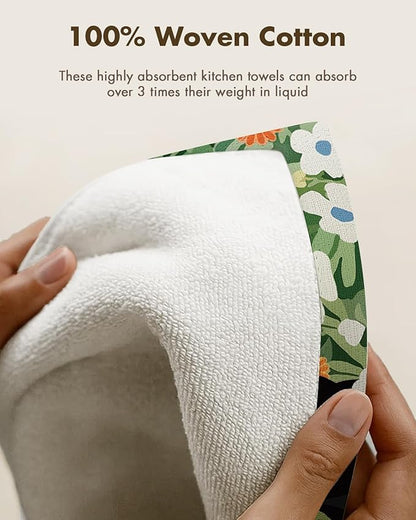 Cotton Kitchen Towels Set of 2