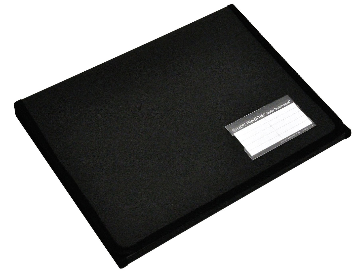 Lion Flip-N-Tell Display Book-N-Easel, Letter, 20 Double Sided Pocket, Horizontal, 1 Easel Display Book (39008-H)