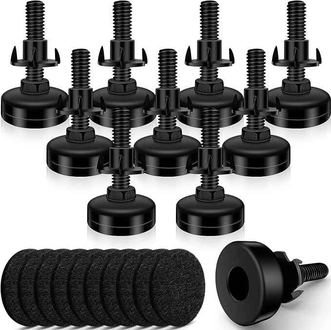 10 Set Adjustable Furniture Leveling Feet, Adjustable Leg Levelers