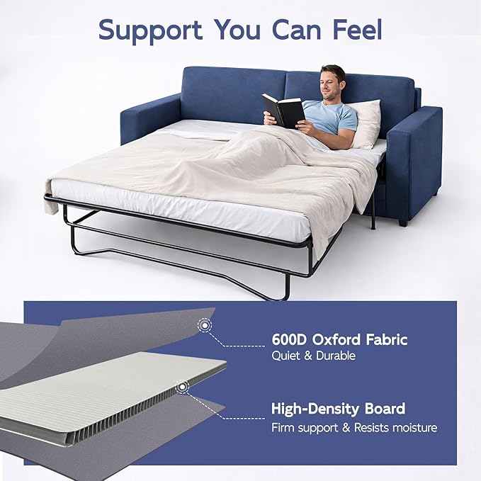 BlissBoard Sleeper Sofa Support Board, Pull Out Couch Cushion Support, 10mm