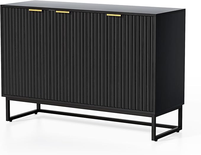 EYYTHUNG Fluted Storage Cabinet
