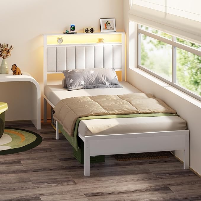 Furnulem Twin Size Bed Frame