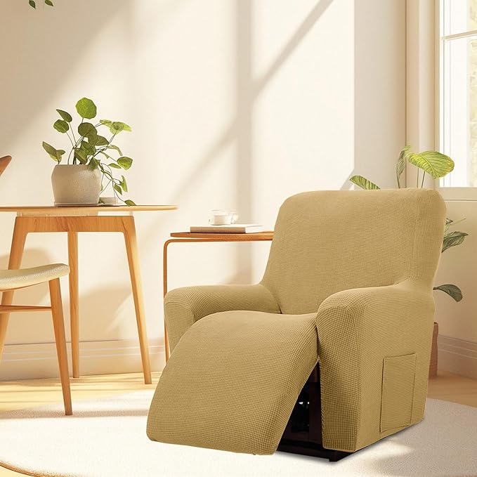 Cupuamon Recliner Chair Covers, Lazy Boy Recliner Covers Stretch Reclining