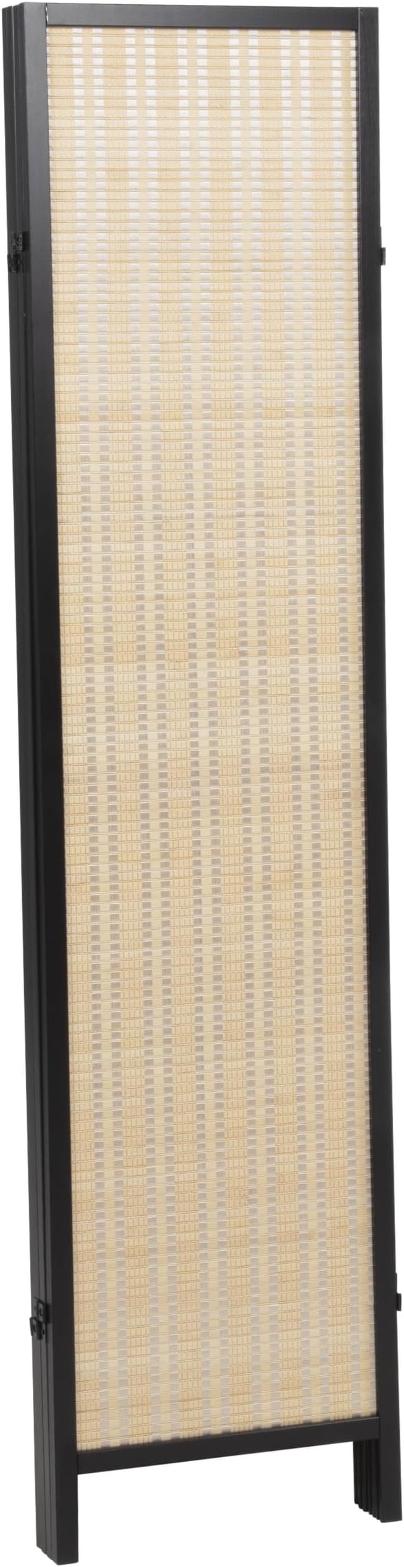 Roundhill Furniture Inkwell 4-Panel Bamboo Room Divider, Folding Portable