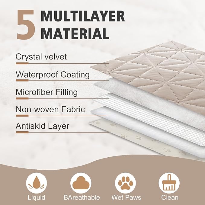 Ameritex Sofa Cover Waterproof for Seats Couch Cover for Dogs Pet Couch Cover