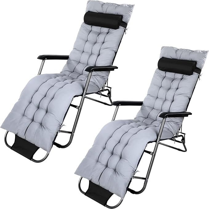 Bucherry 67 x 19 Inch Chaise Lounge Cushions Soft Lounge Chair Cushion Gravity
