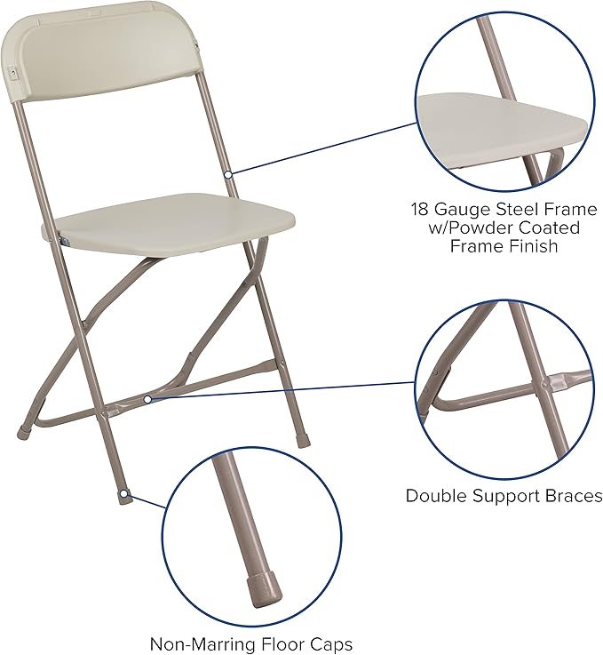 Flash Furniture Hercules Series Plastic Folding Chair
