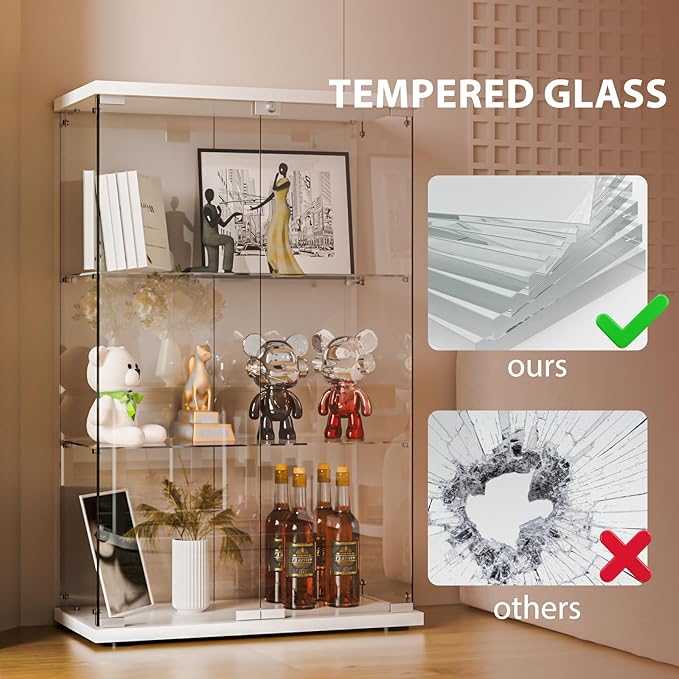 FANYUSHOW Glass Display Cabinet