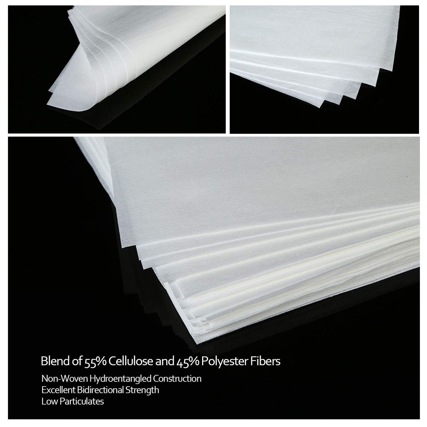 AAwipes Cleanroom Wipers 4x 4 (1200 Pcs, Cellulose/Polyester Blend, Grade A, 68GSM) Lint Free Wipes 4" x 4" for Lab, Electronics, Pharmaceutical, Printing and Semiconductor Industries