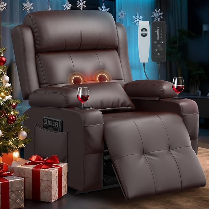 Home Theater Seating Power Recliner Chair, Massage Reclining Sofa