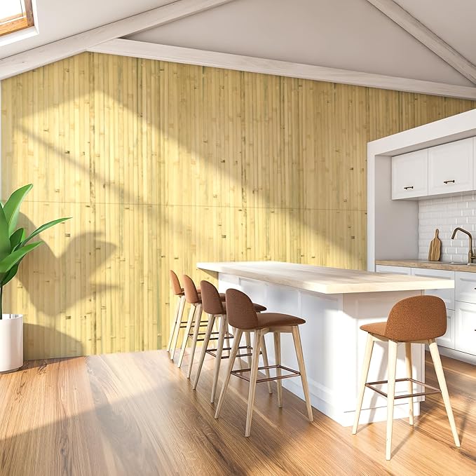 Art3d Natural Bamboo Wall Panel