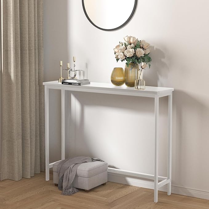 VASMIA Console Table, Entryway Table, Narrow Sofa Table, Living Room