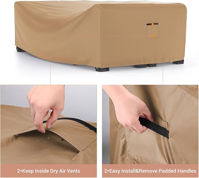 Mrrihand Heavy Duty Patio Furniture Covers, Outdoor Furniture Covers Waterproof