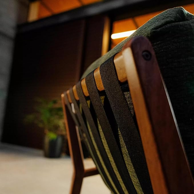 Grain Wood Furniture Solid Wood Mid Century Lounge Chair