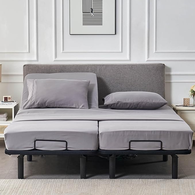 Kingnex Split California King Sheets Set