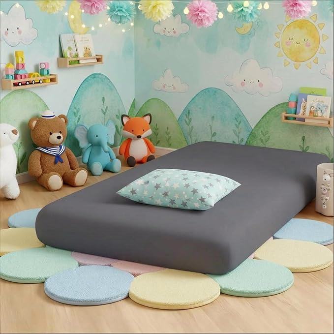 Stretchy Fitted Sheet for 34.5" x 62" Inflatable Airbed or 33x66 Youth Bed