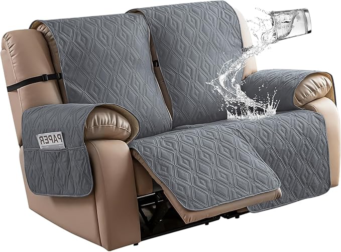 Genina Loveseat Recliner Cover Non-Slip, Sofa Cover