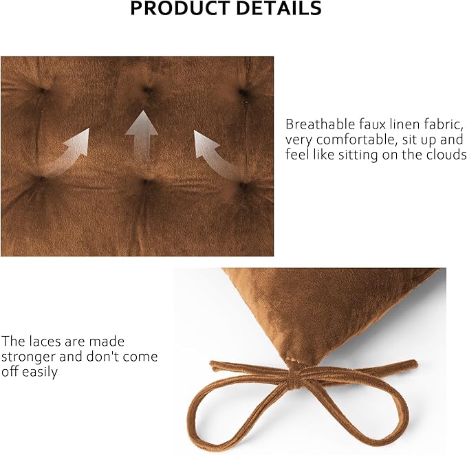 ELFJOY Rocking Chair Cushion Large Rocking Chair Pads