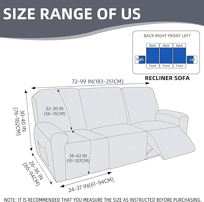 Genina Recliner Sofa Covers