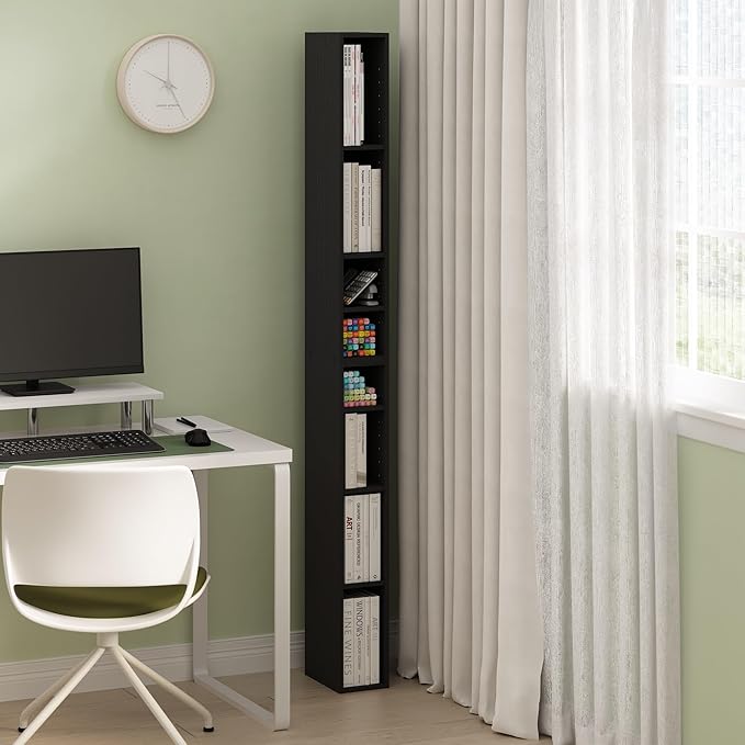 Furinno Fulda Book Shelf, 8-Tier Bookshelf, Bookcase