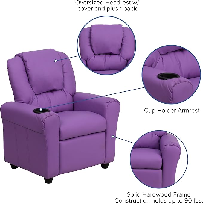 Flash Furniture Vana Vinyl Kids Recliner