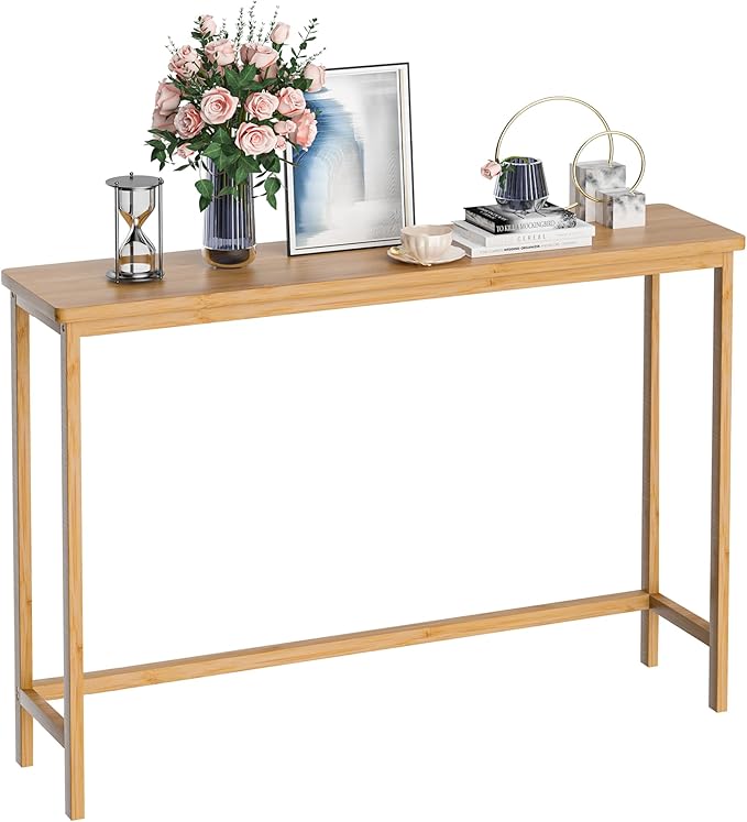 VASMIA Console Table, Entryway Table, Narrow Sofa Table, Living Room