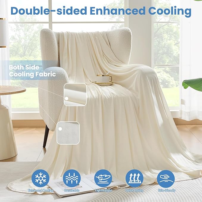 OIGAE Cooling Blanket for Hot Sleepers